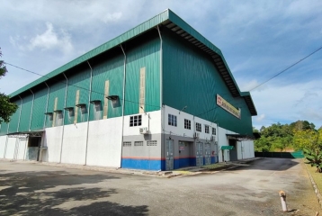 Single storey rice mill & office building