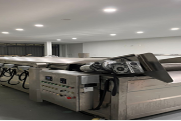 Automatic frying loading machine